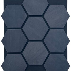 Your Walls Akoestisch Hexagon Black Ash