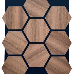 Your Walls Akoestisch Hexagon Bronze