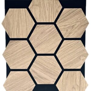 Your Walls Akoestisch HEXAGON panelen Natural