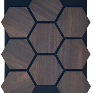 Your Walls Akoestisch Hexagon Smoked